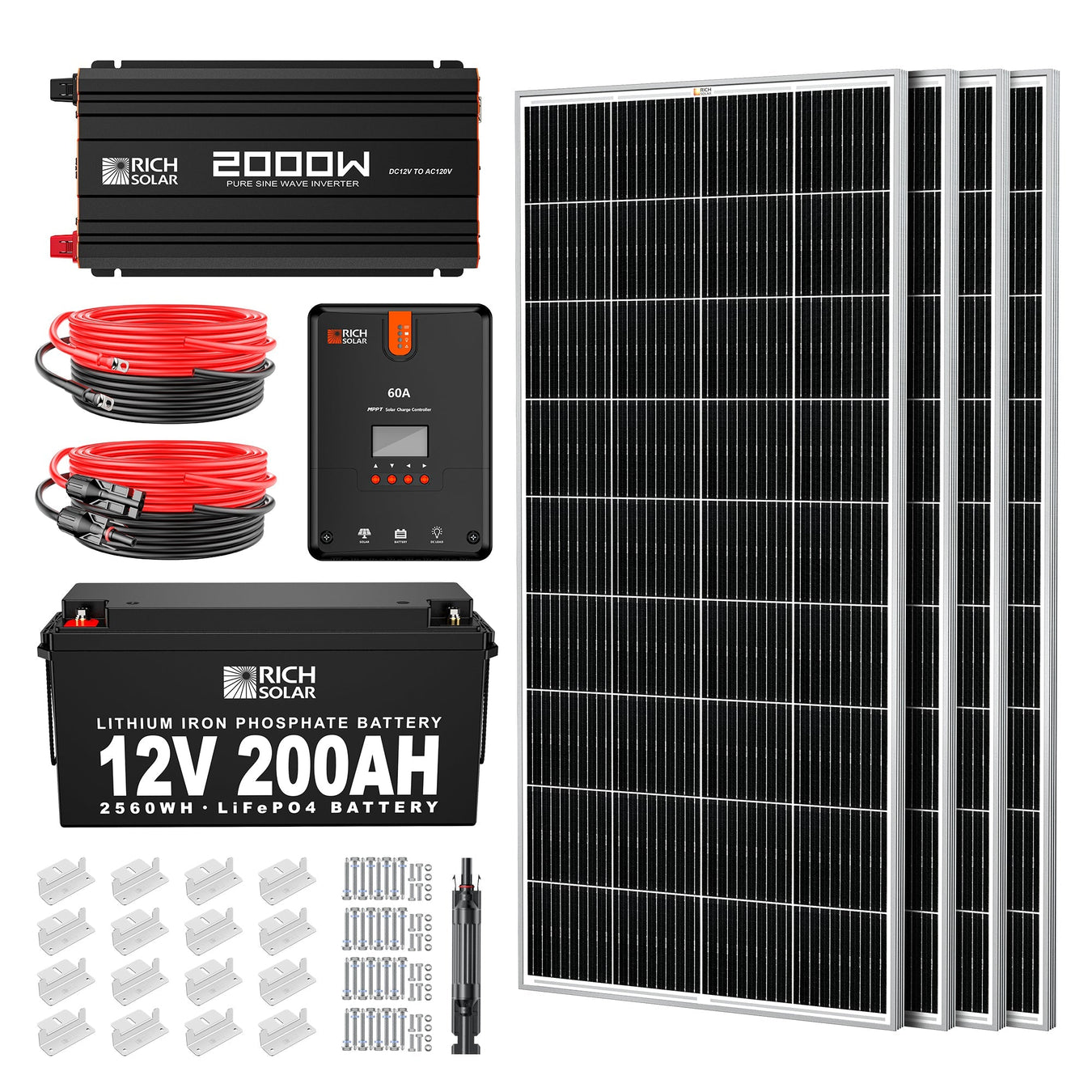 Complete Off-Grid All-In-One Solar Kit with Batteries