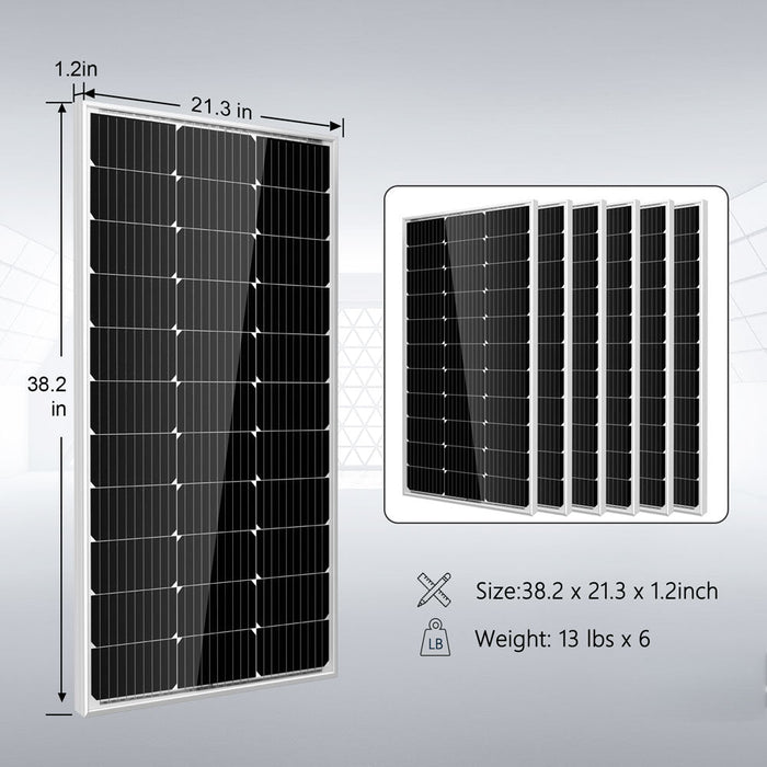 SunGold Power Off Grid Solar Kit 3000W Inverter 12VDC 120V Output LifePO4 Battery 600 watt Solar Back Up SGK-PRO3