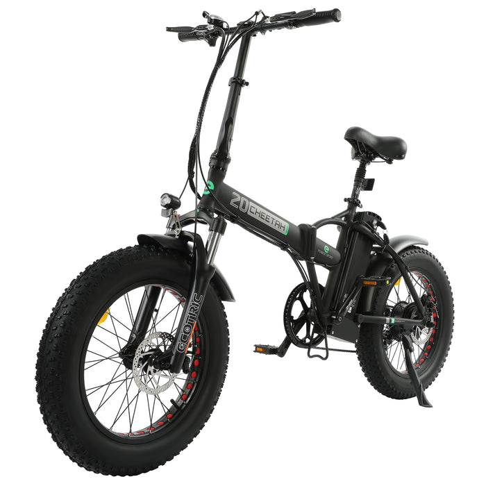 Ecotric 48V Fat Tire Portable and Folding Electric Bike with LCD display