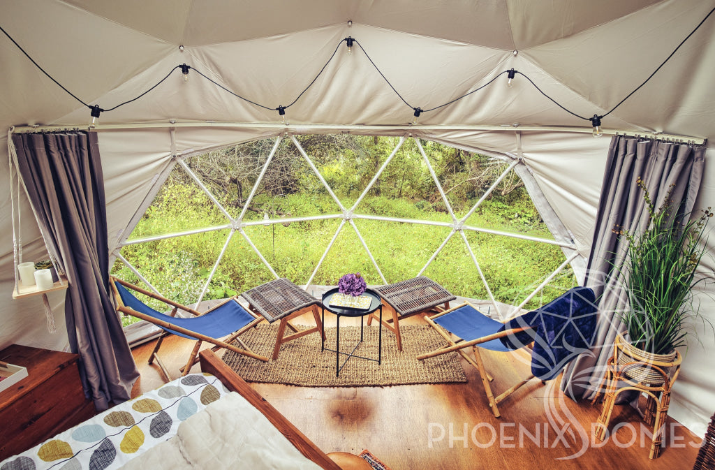 Phoenix Domes 4-Season Deluxe Glamping Package Dome | 16' (5M)