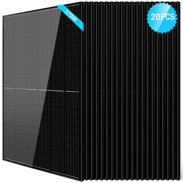 SunGoldPower 370W Mono Black PERC Solar Panel
