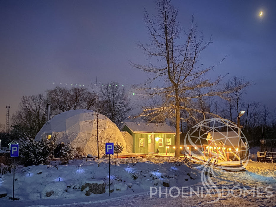 Phoenix Domes 4-Season DELUXE Glamping & Yoga Package Dome - 33'/10m