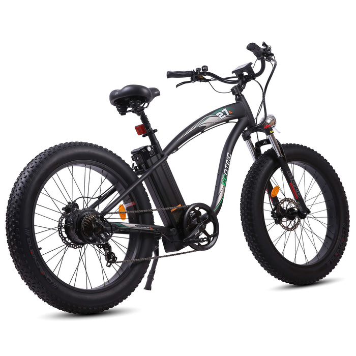 Ecotric Hammer Fat Tire Electric Bike - Matte Black