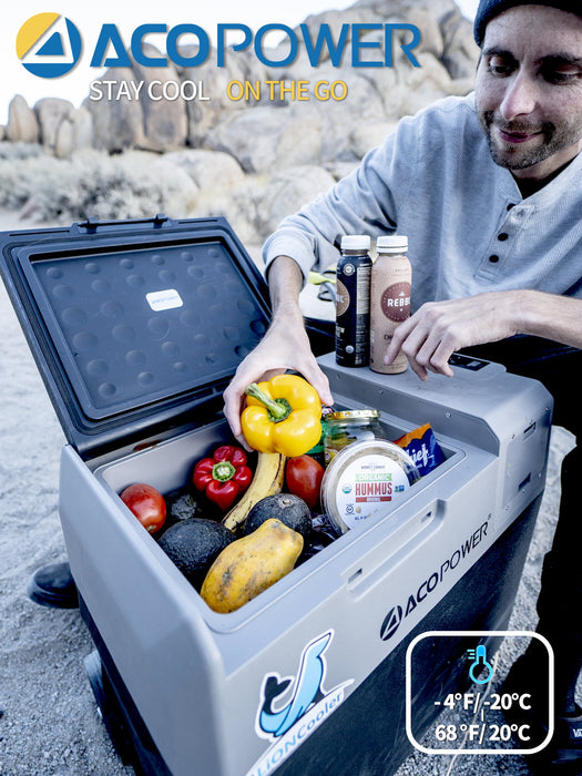 acopower portable refrigerator 32 quarts
