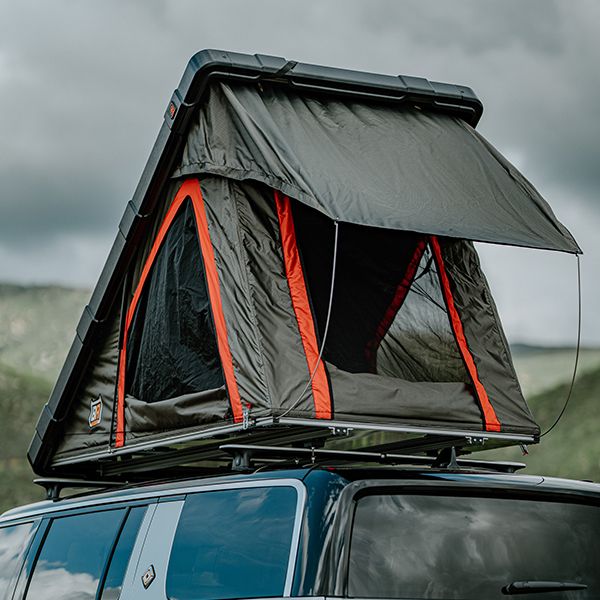 BADASS TENTS 2023 RUGGED Rooftop Tent (Universal Fit) w/ Top Crossbars