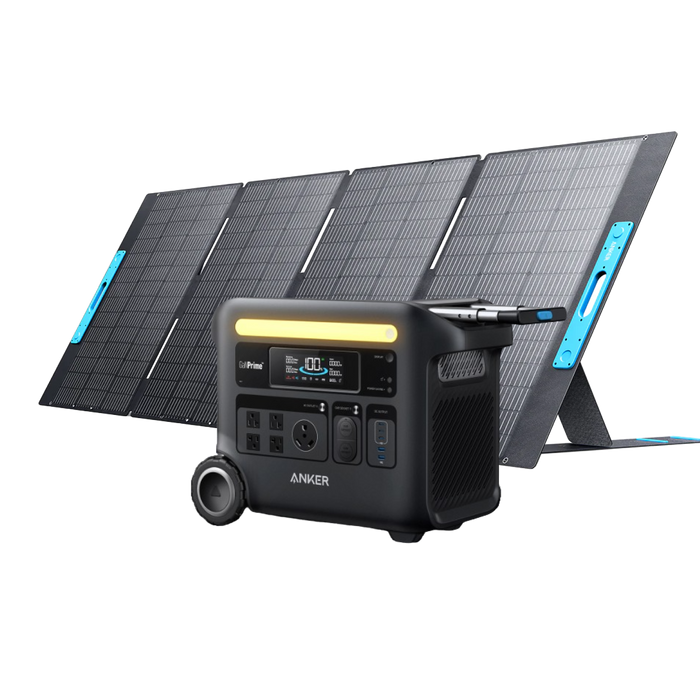Anker SOLIX F2600 Power Station Solar Generator + 400W Solar Panel
