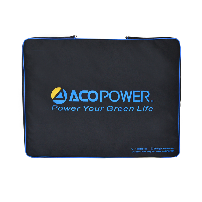 ACOPOWER Plk 200W Portable Solar Panel Kit, Lightweight Briefcase with 20A Charge Controller(Compact Design)