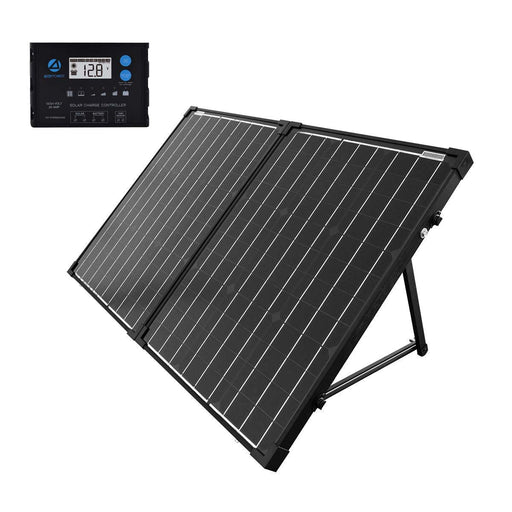 ACOPOWER 100W Foldable Solar Panel Kit, Waterproof ProteusX 20A Charge Controller