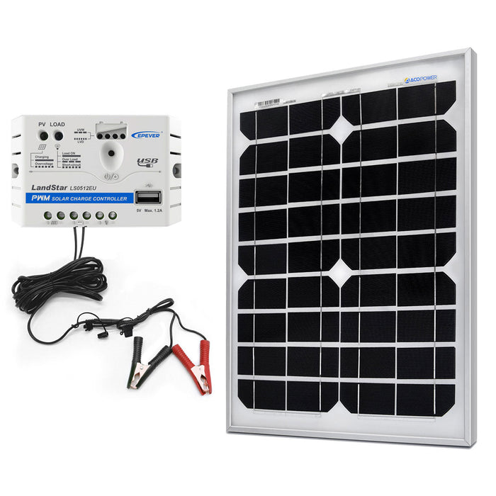   ACOPOWER Solar Chargers 20W+PWM5AwSAE
