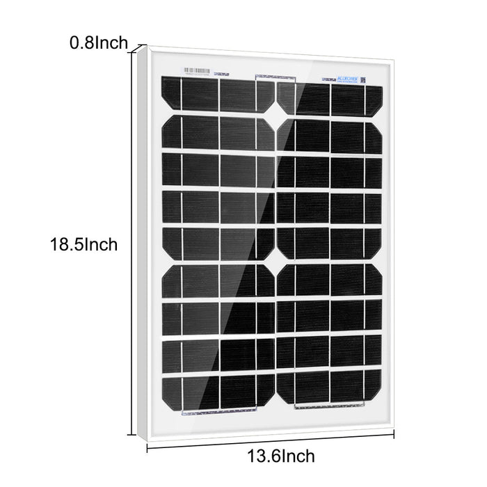  ACOPOWER Solar Chargers 20W+PWM5AwSAE
