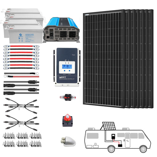   ACOPOWER Solar Panels HY-800AH3KW-600WMB
