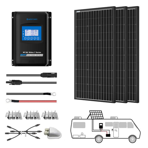  ACOPOWER Solar Panels HY-SPKM-300W30A
