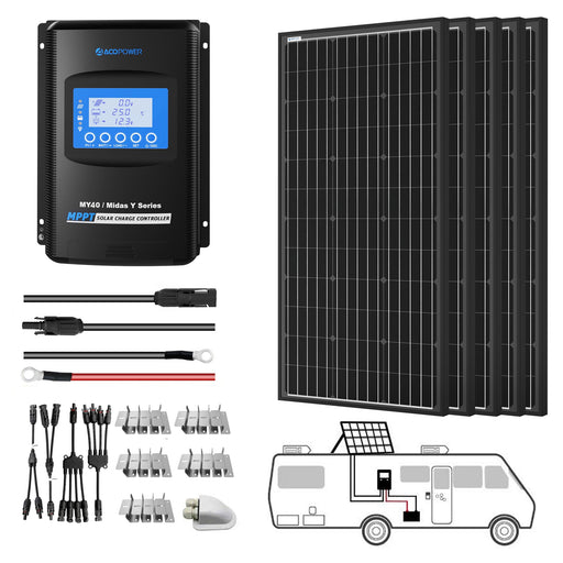  ACOPOWER Standard Solar Kits HY-SPKM-500W40A
