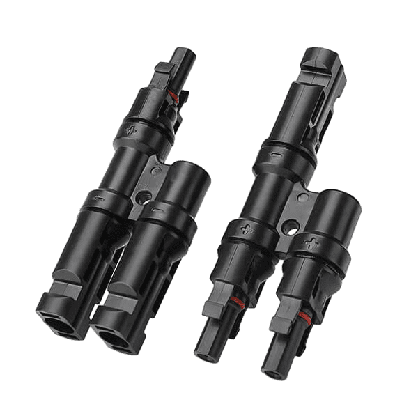 Solar Branch Connectors Y Connector in Pair MMF+FFM Parallel Connection (2 Pairs)