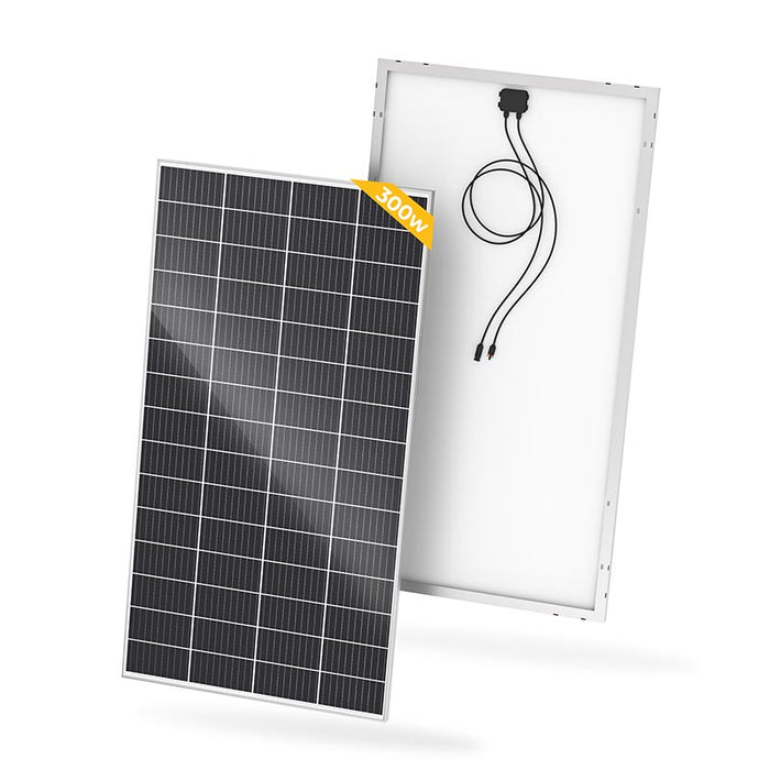 BougeRV 300W 12V 10BB Mono Solar Panel