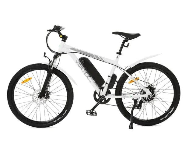 Ecotric Vortex Electric City Bike - White, 350W, 7-Speed