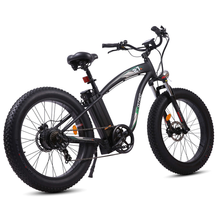 Ecotric Hammer Fat Tire E-Bike - Matte Black