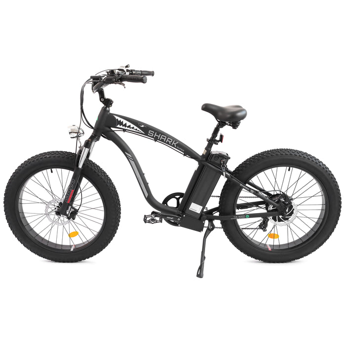 Ecotric Hammer Fat Tire E-Bike - Matte Black