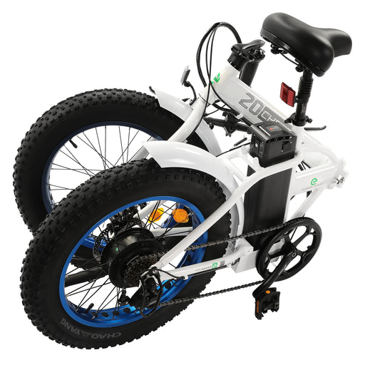 foldable Ecotric Electric Bike C-NFAT20810-WBL
