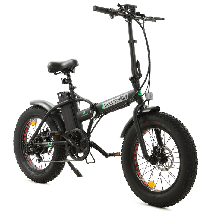 Ecotric 48V Fat Tire Portable and Folding Electric Bike with LCD display