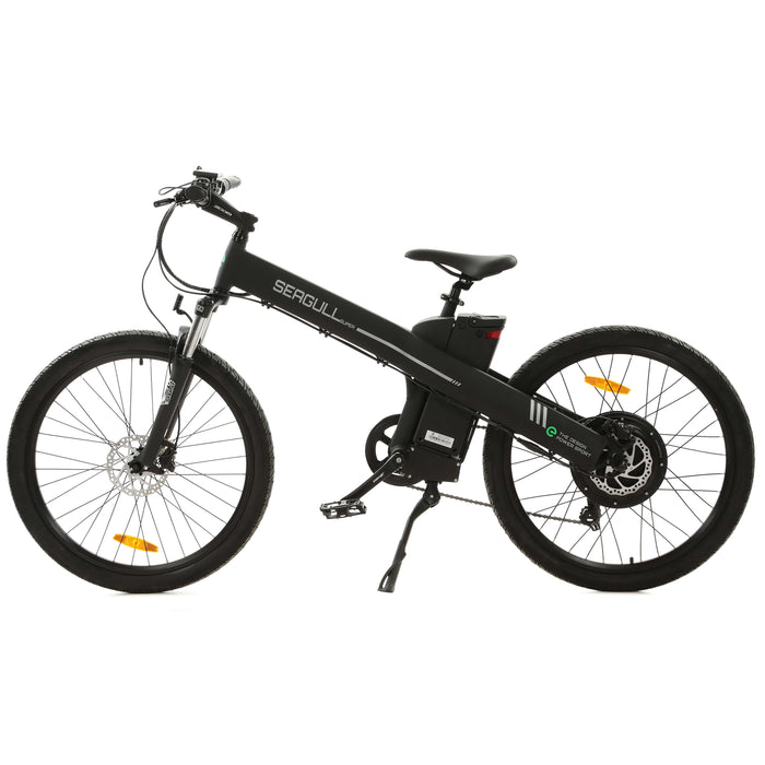 Ecotric Seagull 26" Electric Mountain Bike - Matte Black