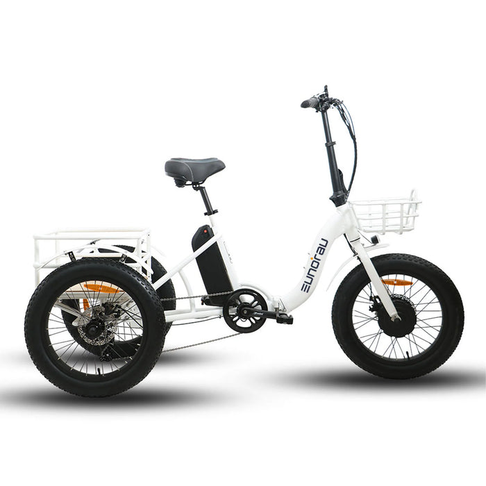 Eunorau New Trike Folding E-Bike - 48V, 40-Mile Range