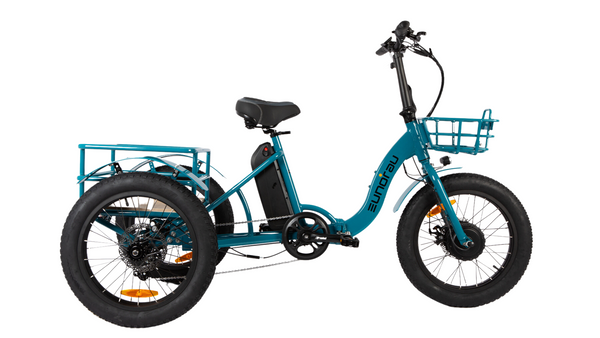 Eunorau New Trike Folding E-Bike - 48V, 40-Mile Range