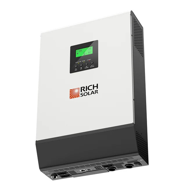 Rich Solar Hybrid Off-Grid Inverter 2400W 24V | 2.4kW Solar Input | 80A MPPT Controller | Grid Feedback Optional