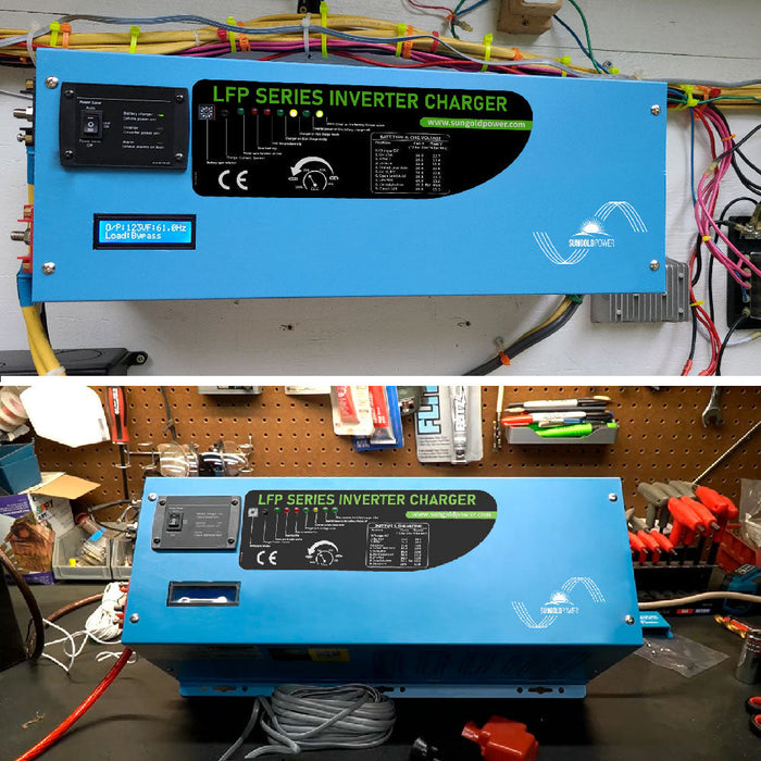 SunGoldPower 2000W DC 12V Pure Sine Wave Inverter With Charger