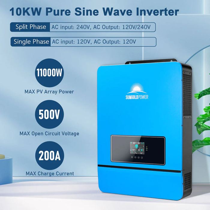 SunGold Power 10KW 48V Split Phase Solar Inverter