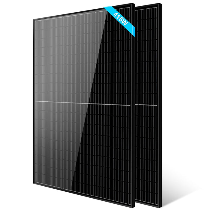 SunGoldPower 415W Mono Black Perc Solar Panel Full Pallet of 32 Panels