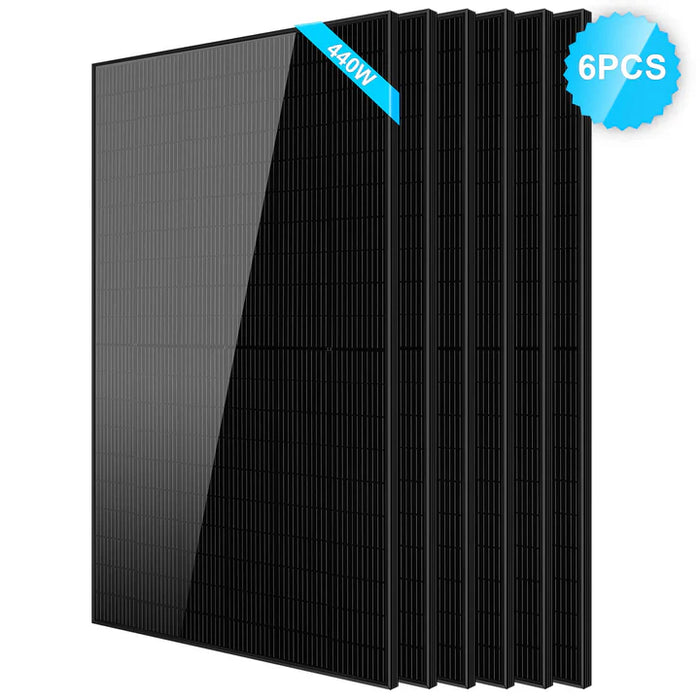 SunGoldPower 440W Mono Black Perc Solar Panels