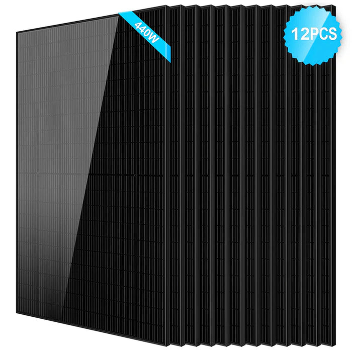 SunGoldPower 440W Mono Black Perc Solar Panels