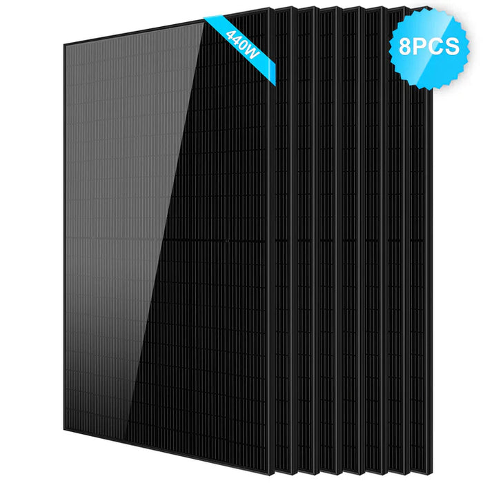 SunGoldPower 440W Mono Black Perc Solar Panels