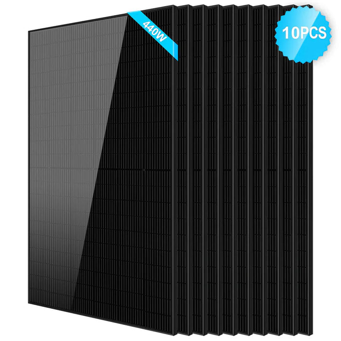 SunGoldPower 440W Mono Black Perc Solar Panels