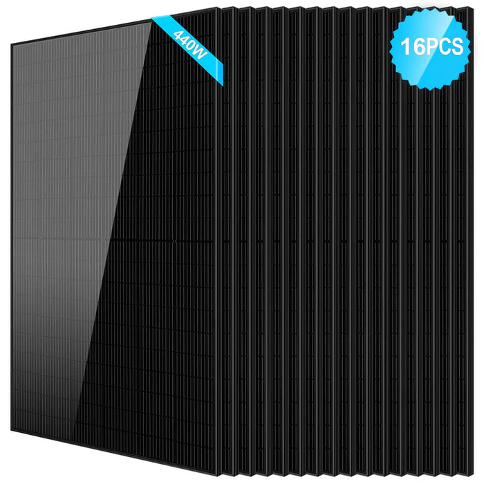 SunGoldPower 440W Mono Black Perc Solar Panels