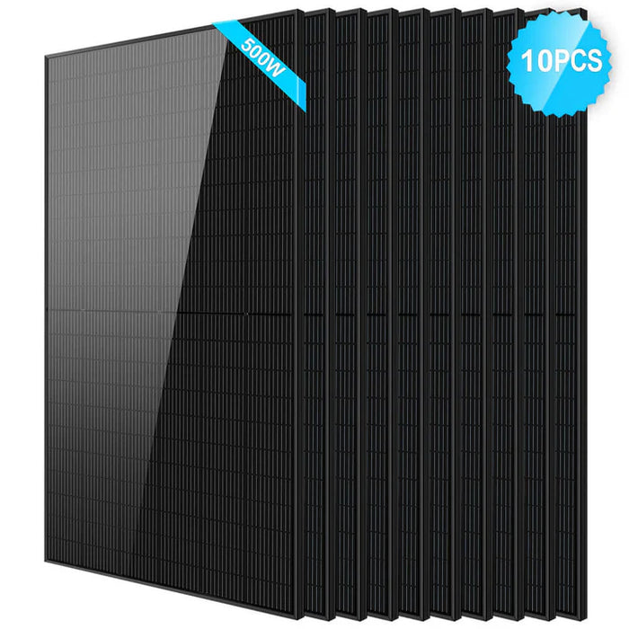 SunGoldPower 500W Mono Black Perc Solar Panel