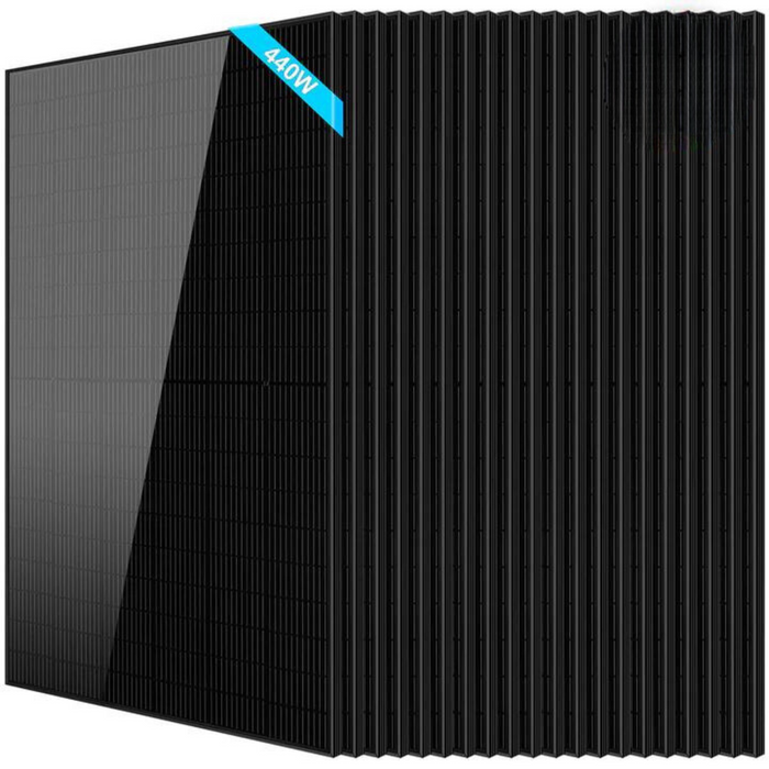 SunGoldPower 440W Mono Black Perc Solar Panel