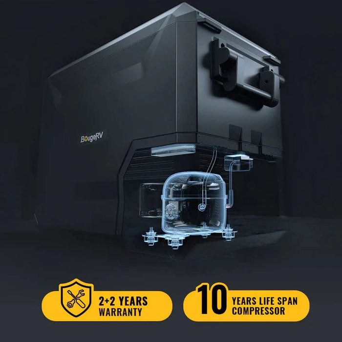 BougeRV Aspen 50 IceDrive™ 12V 53 Quart Dual-System Portable Refrigerator