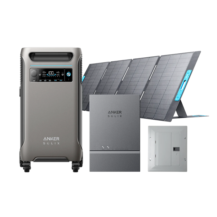 Anker SOLIX F3800 + Smart Home Power Kit + 400W Solar Panel