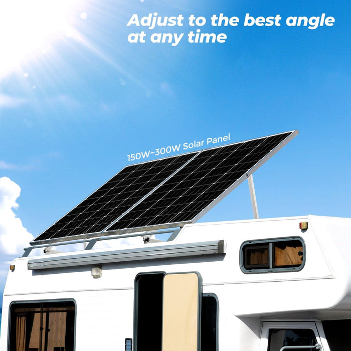 2 Pairs 41 in Adjustable Solar Panel Tilt Mount Brackets